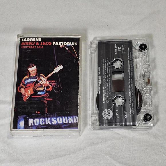 Vintage 1986 Cassette Stuttgart Aria by Biréli Lagrène and Jaco Pastorius - Picture 1 of 4